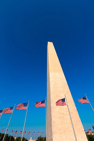 Monumento a Washington en el Distrito de Columbia DC — Foto de Stock