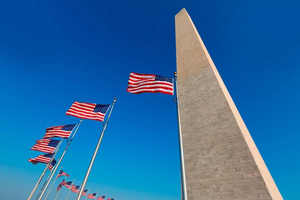 Monumento a Washington en el Distrito de Columbia DC — Foto de Stock