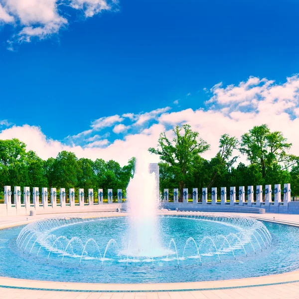 Monumento a la Segunda Guerra Mundial en Washington DC EE.UU. — Foto de Stock