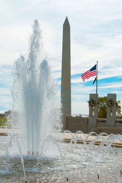 Memoriale della seconda guerra mondiale a Washington DC USA — Foto Stock