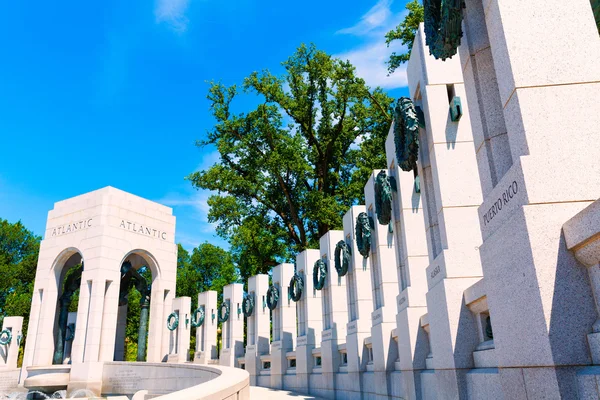 Μνημείο του β ' Παγκοσμίου πολέμου στην washington Dc ΗΠΑ — Φωτογραφία Αρχείου