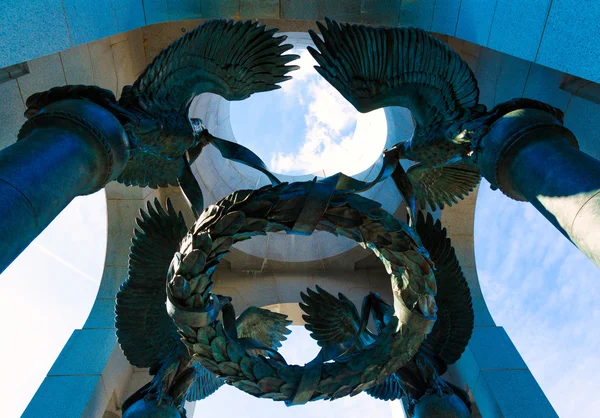 Monumento a la Segunda Guerra Mundial en Washington DC EE.UU. — Foto de Stock