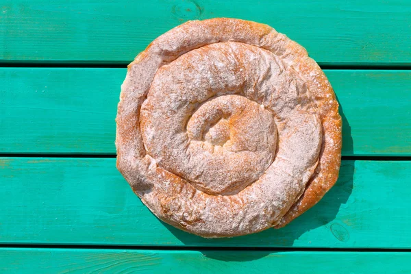 Ensaimada typowe z Majorki Majorce piekarnia — Zdjęcie stockowe