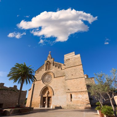 Mayorka kilisede Alcudia eski kasaba Sant Jaume