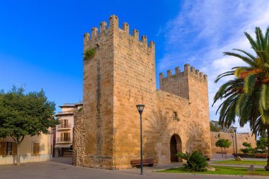 Alcudia eski kasaba Mayorka Porta des Moll Mallorca