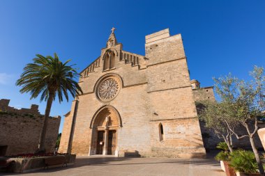 Mayorka kilisede Alcudia eski kasaba Sant Jaume