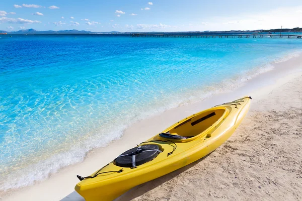 Παραλία Platja Μαγιόρκα de Alcudia, στη Μαγιόρκα — Φωτογραφία Αρχείου