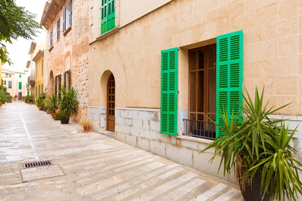 Alcudia gamla stan i Mallorca Mallorca-Balearerna — Stockfoto