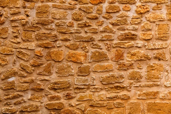 贝尼多姆老城砌体墙纹理马略卡岛 — 图库照片