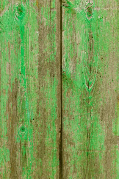 Alcudia Old Town yeşil kapı ahşap doku yaşlı — Stok fotoğraf