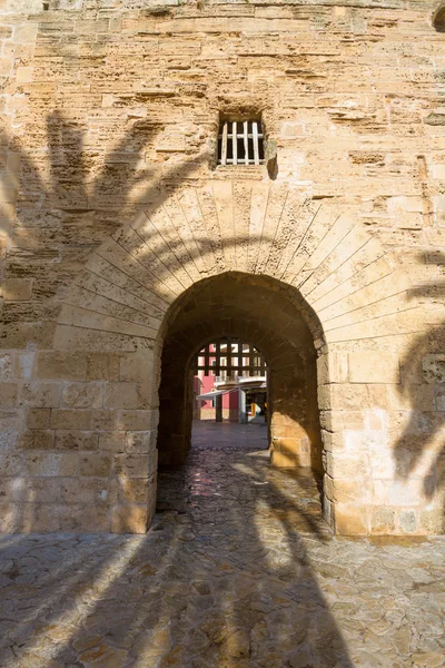 Alcudia Old Town Majorca Porta des Moll Mallorca — Stock Photo, Image