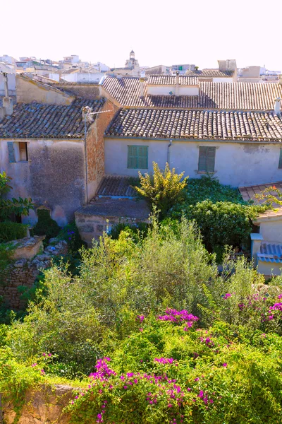 Alcudia óvárosának Mallorcán Mallorca, Baleári-ban — Stock Fotó