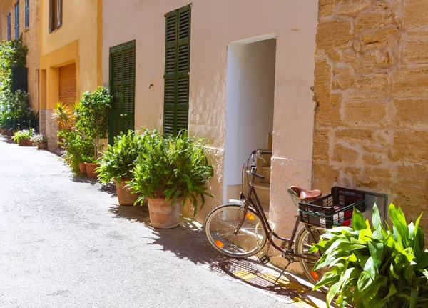 Alcudia gamla stan i Mallorca Mallorca-Balearerna — Stockfoto