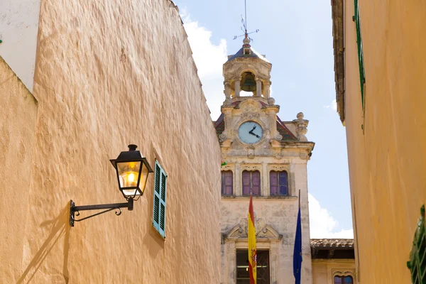 Stadhuis van de stad Alcudia Old Town Mallorca Mallorca — Stockfoto