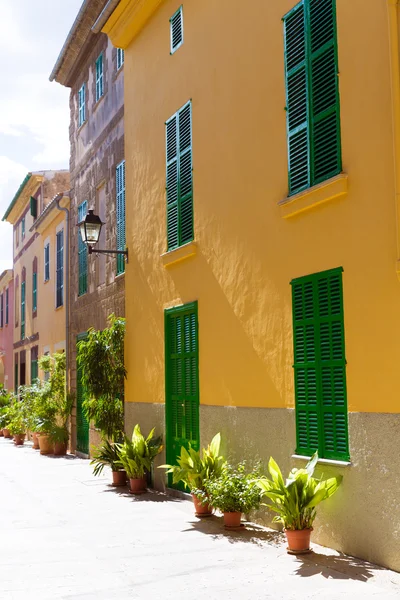 Alcudia gamla stan i Mallorca Mallorca-Balearerna — Stockfoto