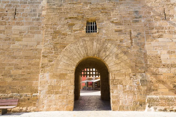 Mallorca Alcudia oude stad Mallorca Porta des Moll — Stockfoto