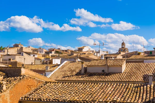 Alcudia Old Town in Majorca Mallorca Balearic — Stock Photo, Image