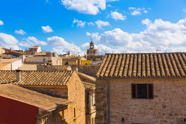 Alcudia Old Town in Majorca Mallorca Balearic — Stock Photo, Image