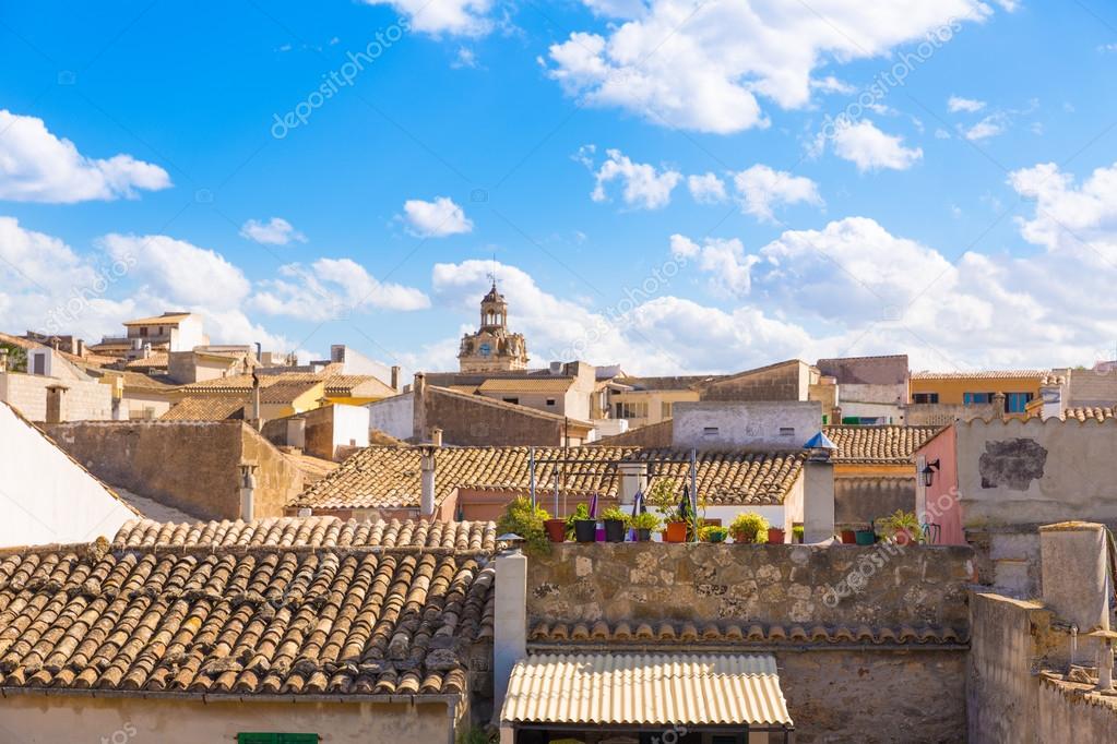 Alcudia Old Town in Majorca Mallorca Balearic