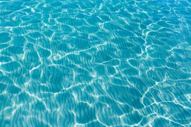 Tropikal deniz su doku yansımaları yaz paradise