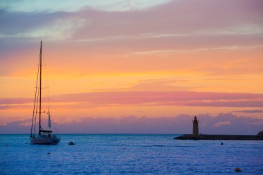 Mallorca bağlantı noktası de Andratx günbatımı Mallorca