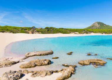 Mayorka Cala Agulla beach Capdepera Mallorca