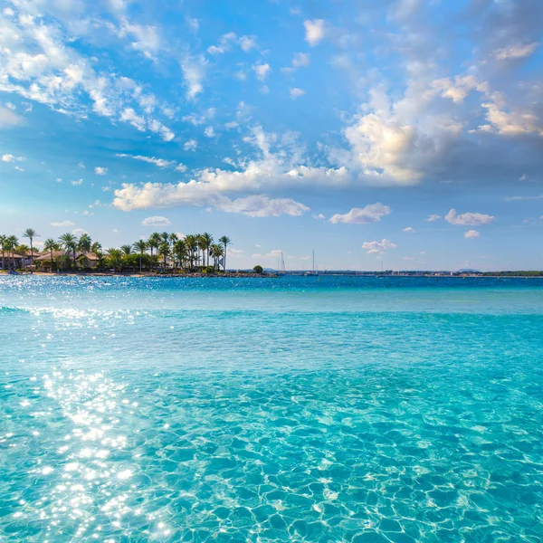 Plaży Platja de Alcudia, Majorka — Zdjęcie stockowe