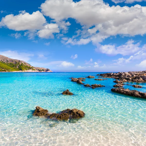 Plaży Majorka Cala Agulla na Majorce Capdepera — Zdjęcie stockowe