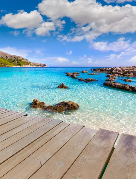 Mallorca Cala Agulla playa en Capdepera Mallorca — Foto de Stock