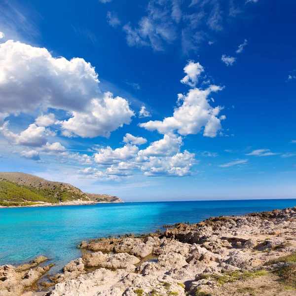 Mallorca Cala Agulla playa en Capdepera Mallorca — Foto de Stock