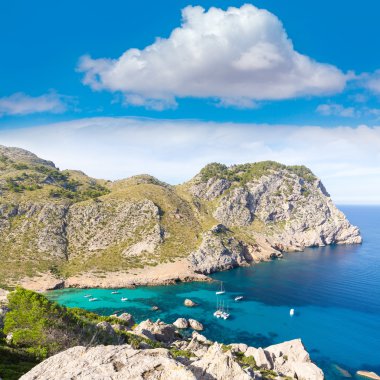 Mayorka Cala Figuera beach Formentor Mallorca