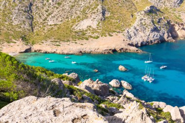 Mayorka Cala Figuera beach Formentor Mallorca