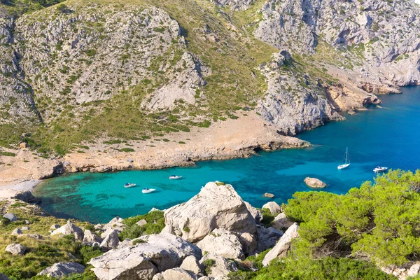 Mallorca Cala Figuera pláže Formentor Mallorca — Stock fotografie