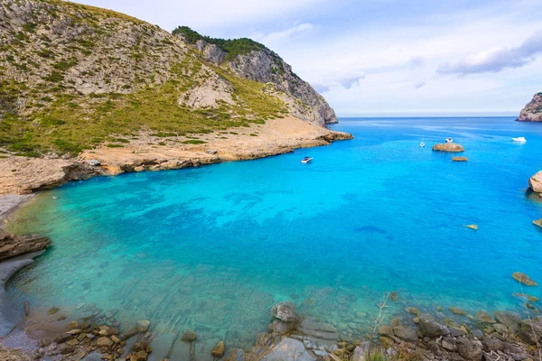 Maiorca Cala Figuera praia de Formentor Maiorca — Fotografia de Stock