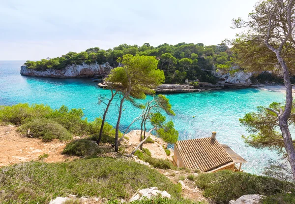 Maiorca Cala Llombards Spiaggia di Santanyi Maiorca — Foto Stock