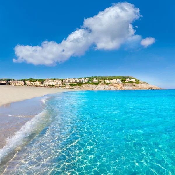 Mallorca Cala Mesquida strandjától, Mallorca, Baleári — Stock Fotó