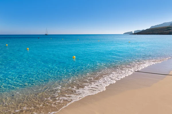 Maiorca Cala Praia da Mesquida em Maiorca Baleares — Fotografia de Stock