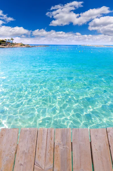 Spiaggia di Maiorca Marques Es Trenc Estany Estanque — Foto Stock