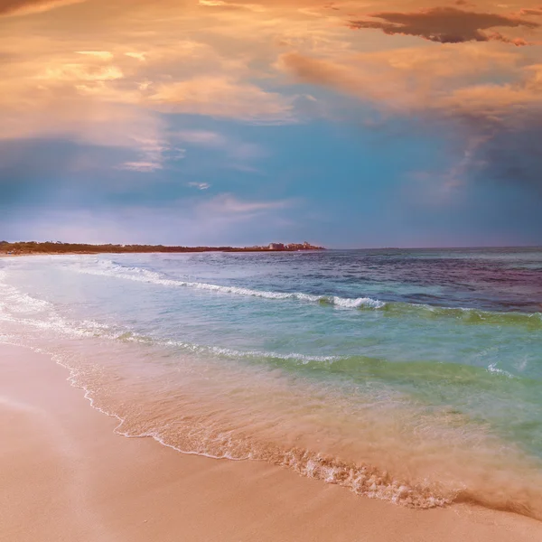 Majorca Es Trenc ses Arenes beach in Balearic — Stock Photo, Image