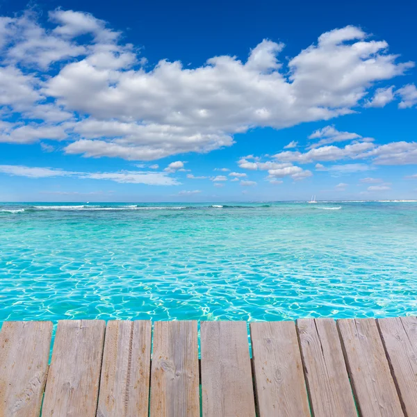 Majorca Es Trenc ses Arenes beach in Balearic — Stock Photo, Image