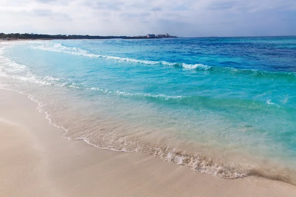 Majorka Es Trenc ses Arenes plaża w archipelagu Balearów — Zdjęcie stockowe