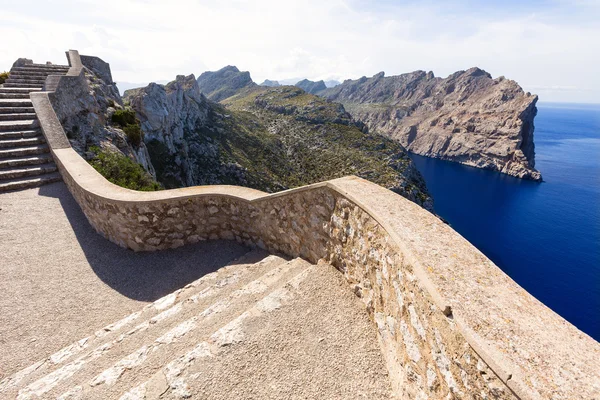 Maiorca mirador Formentor Cabo Mallorca ilha — Fotografia de Stock