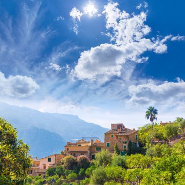 Fornalutx Köyü Mayorka Balear Adası