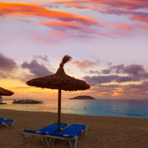 Majorque lever de soleil à Magaluf Palmanova plage — Photo