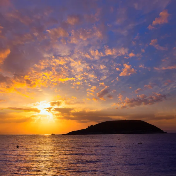 L'alba di Maiorca sulla spiaggia di Magaluf Palmanova — Foto Stock