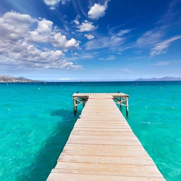 Mallorca Platja de Muro stranden Alcudia bay Mallorca — Stockfoto