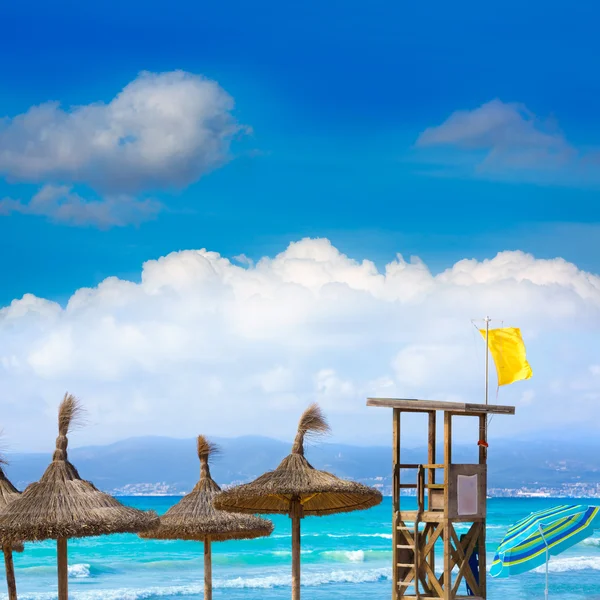 Mallorca sarenal arenal Strand platja de palma — Stockfoto