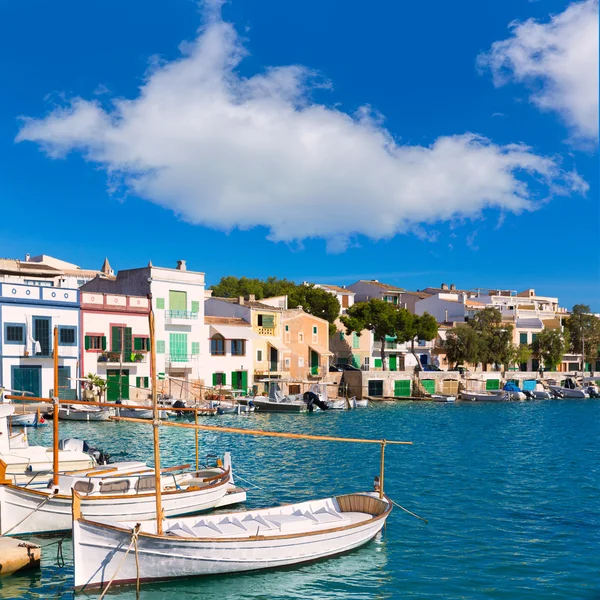 Mallorca Mallorca-Porto Colom Felanitx port — Stock Fotó