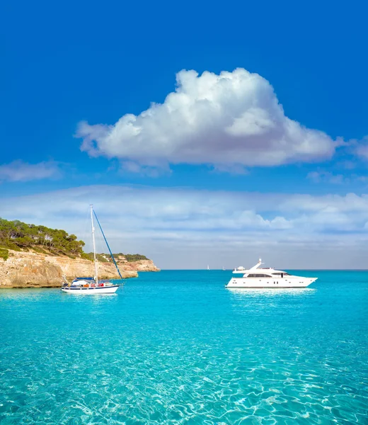 Mallorca samarador beach amarador in mondrago — Stockfoto