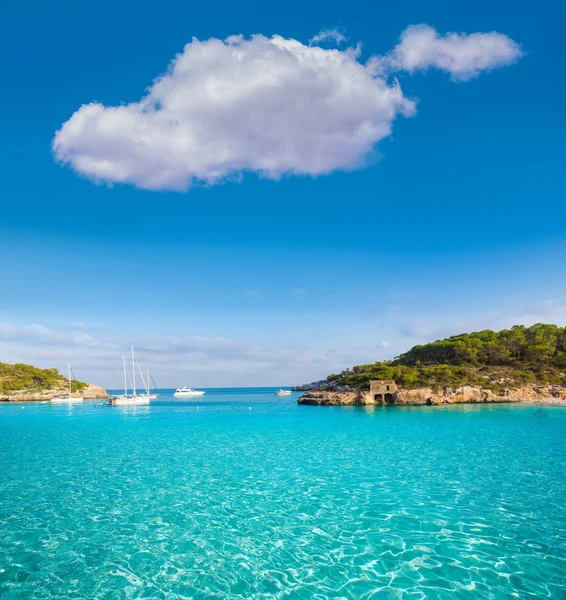 Maiorca sAmarador spiaggia Amarador a Mondrago — Foto Stock